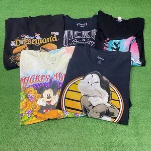 Bundle of 5 Adult Size Large Disney / Marvel Graphic Tees